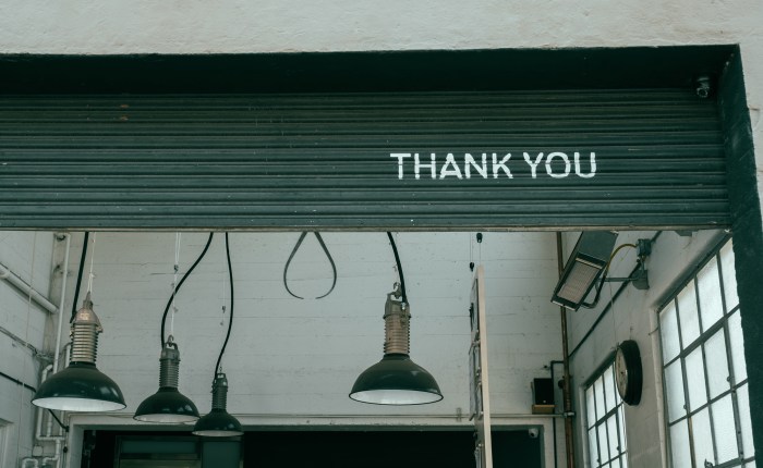 Thank You, Thank You, Thank&nbsp;You!